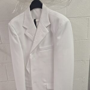 Kids White Tuxedo Set